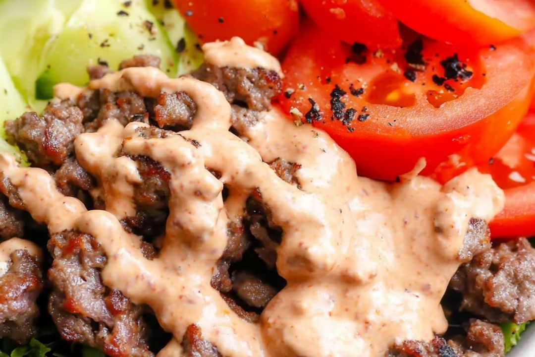 Burger in a Bowl The Low Carb Option