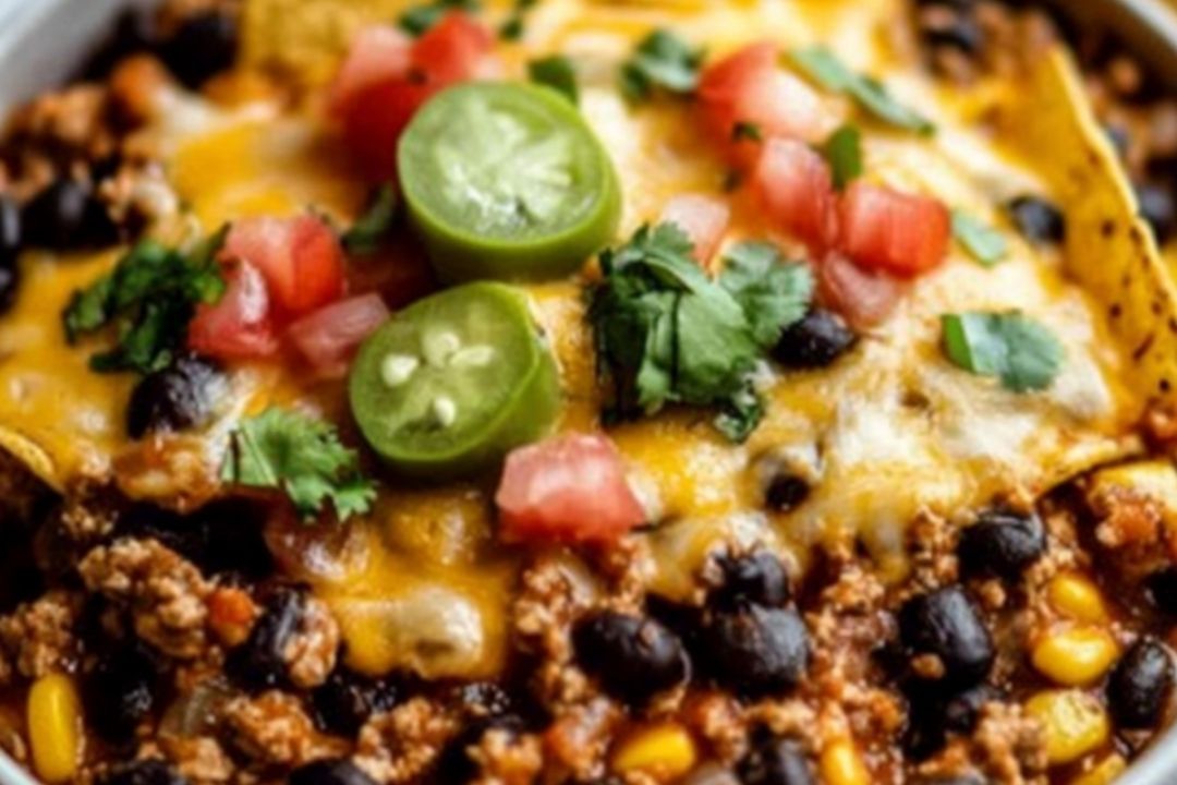 Crockpot Taco Casserole |