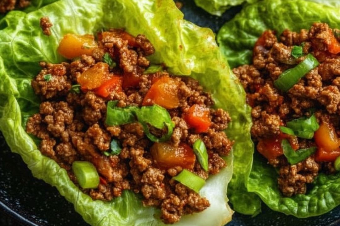Ground Beef Lettuce Wraps |