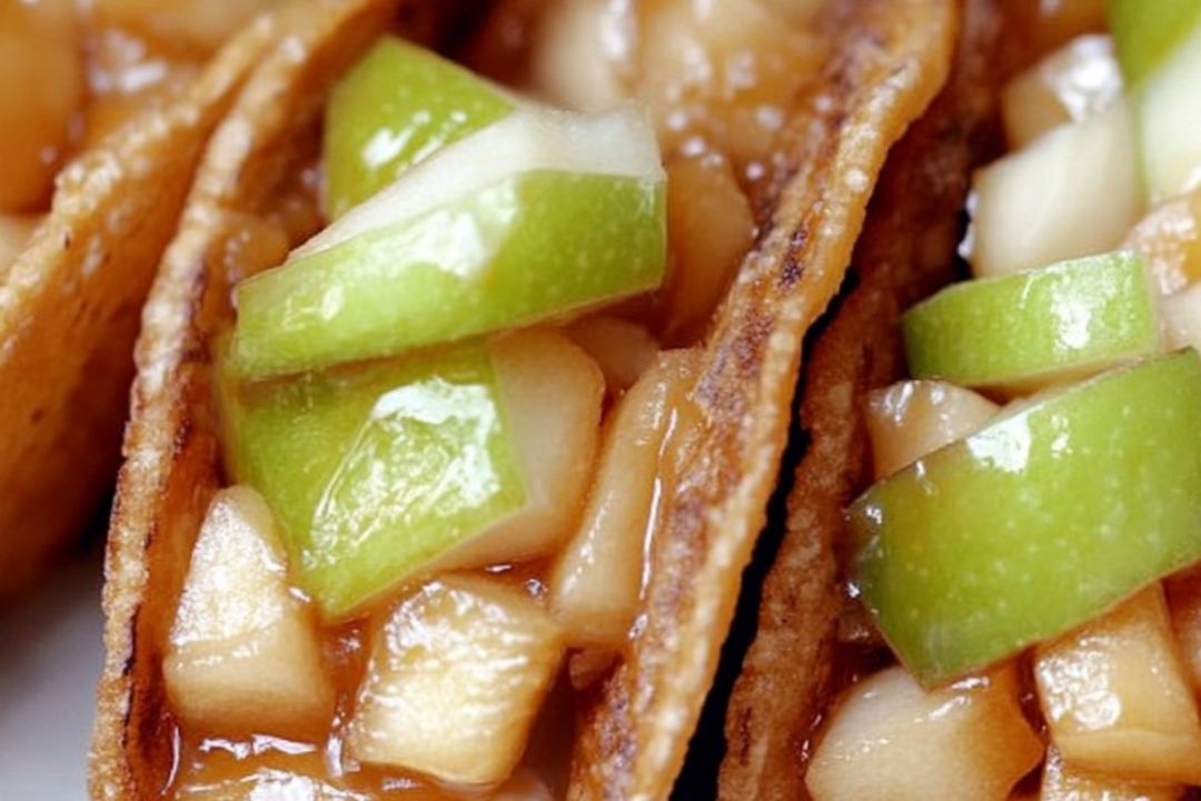 Apple Cheesecake Tacos A Sweet and Crunchy Delight