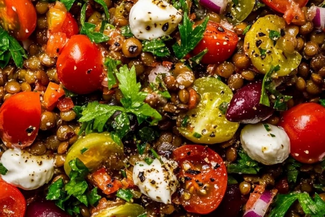 Mediterranean Lentil Salad Fresh & Healthy