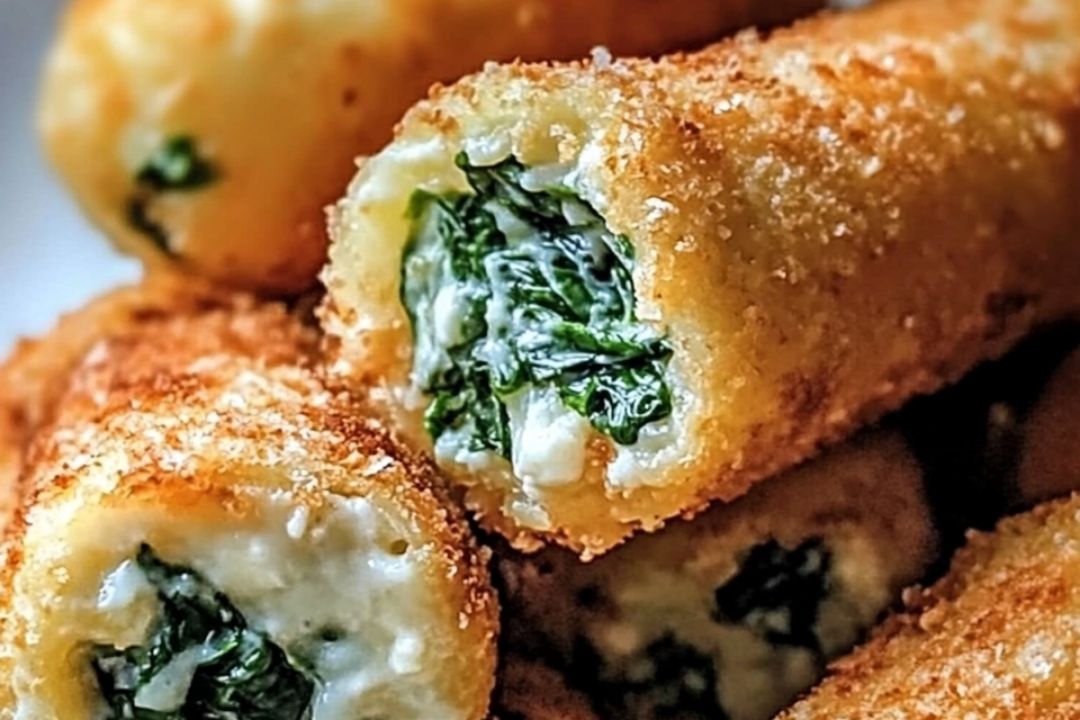 Spinach and Cheese Croquettes Crispy, Creamy, and Delicious