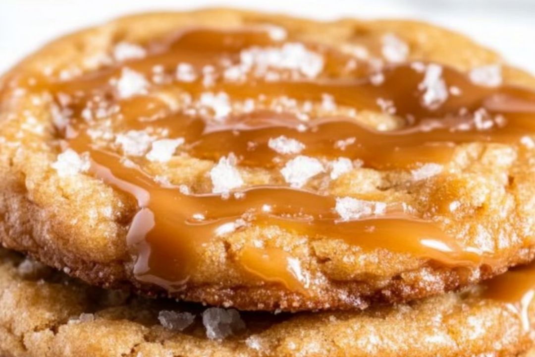 Crispy Salted Caramel Cookies |