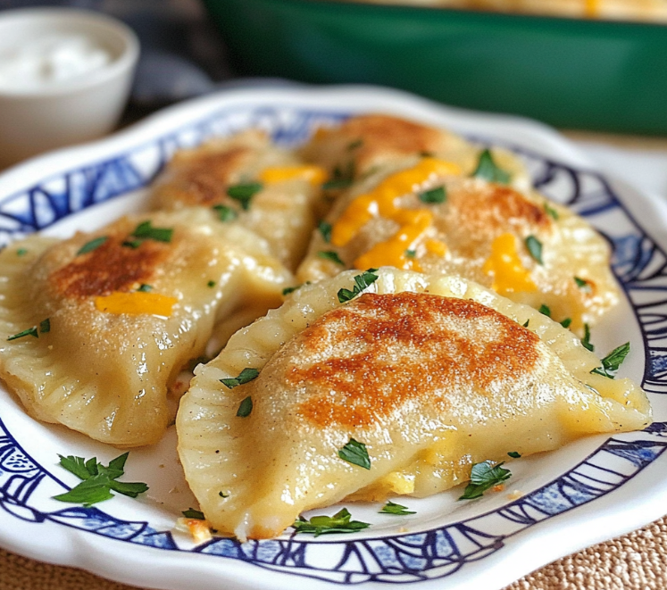 Loaded Baked Potato Pierogi