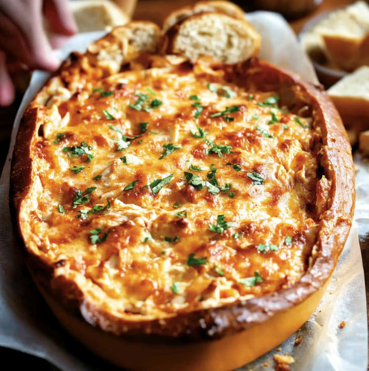 Baked Buffalo Chicken Dip
