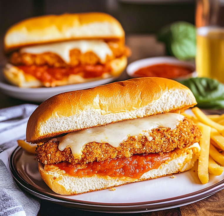 Chicken Parmesan Sandwiches
