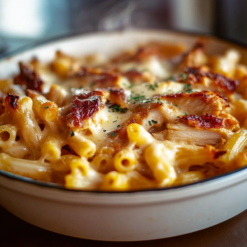 BBQ Chicken Mac and Cheese