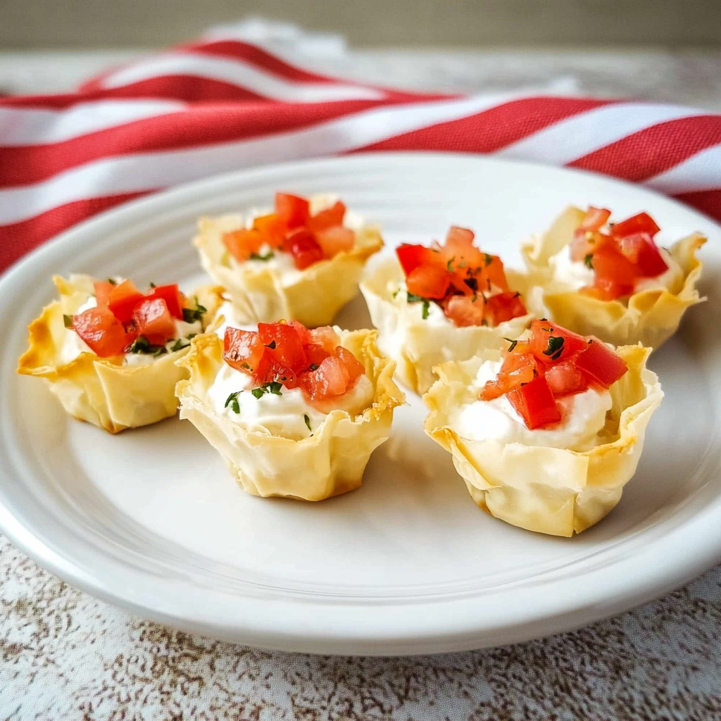 BLT Phyllo Party Bites