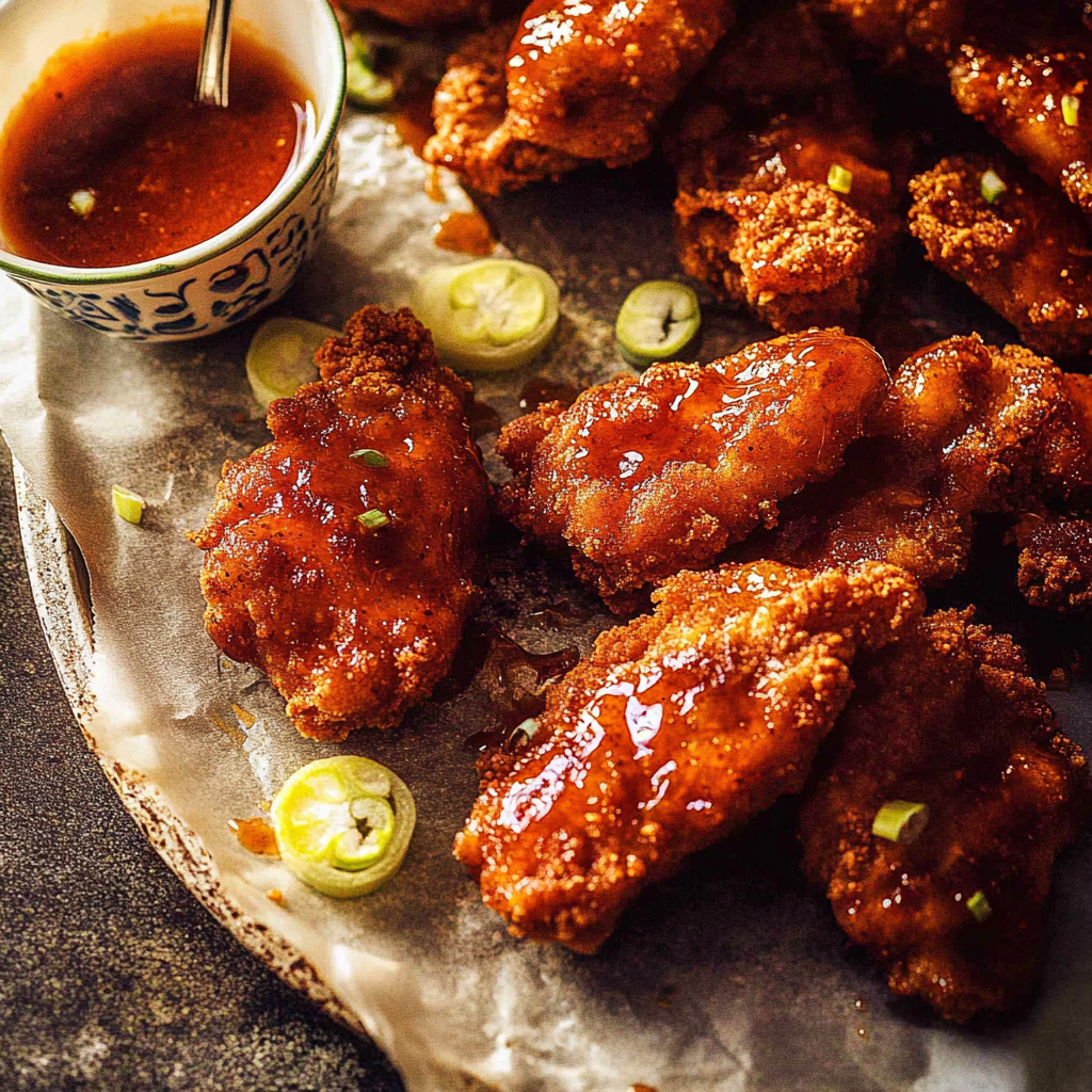 Baked Crunchy Honey Buffalo Chicken