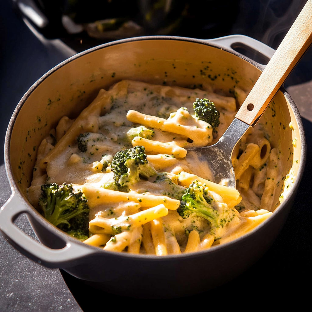 Broccoli Cheese Pesto Pasta