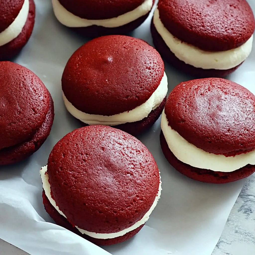 Cake Mix Red Velvet Whoopie Pies