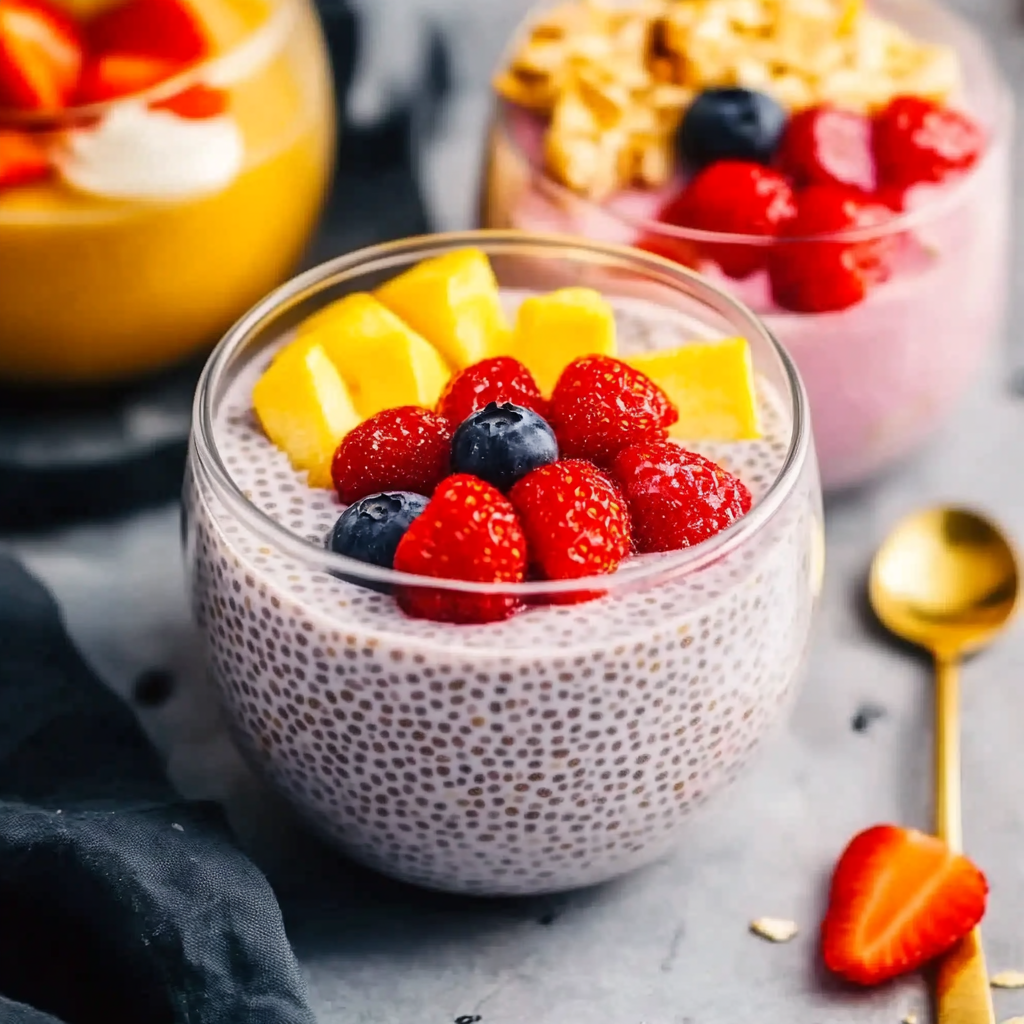 Cheesecake Chia Pudding