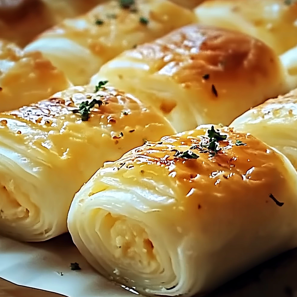 Cheesy Garlic Butter Roll-Ups