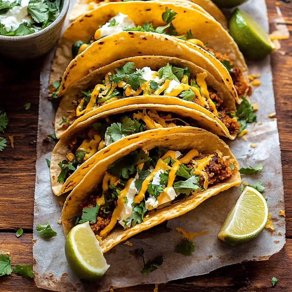Cheesy Gordita Crunch Tacos