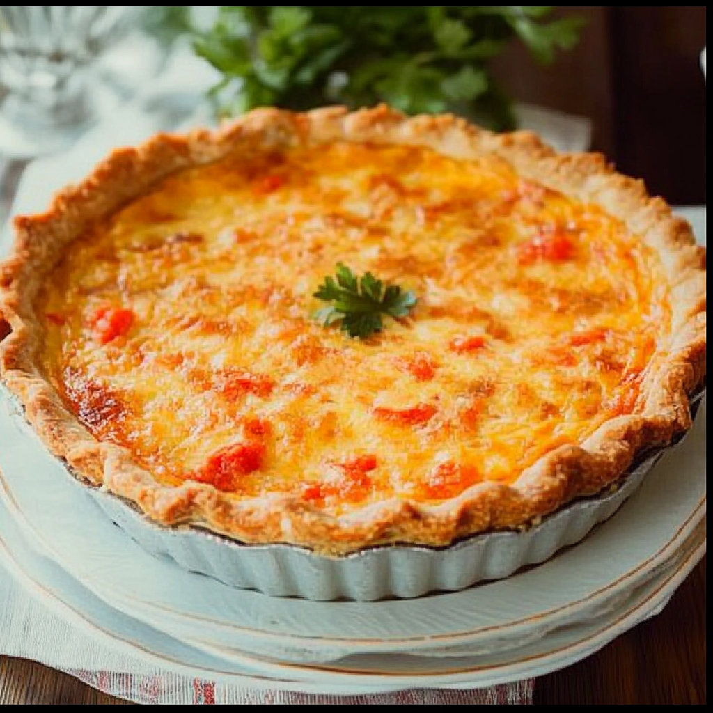 Cheesy Kentucky Hot Brown Quiche