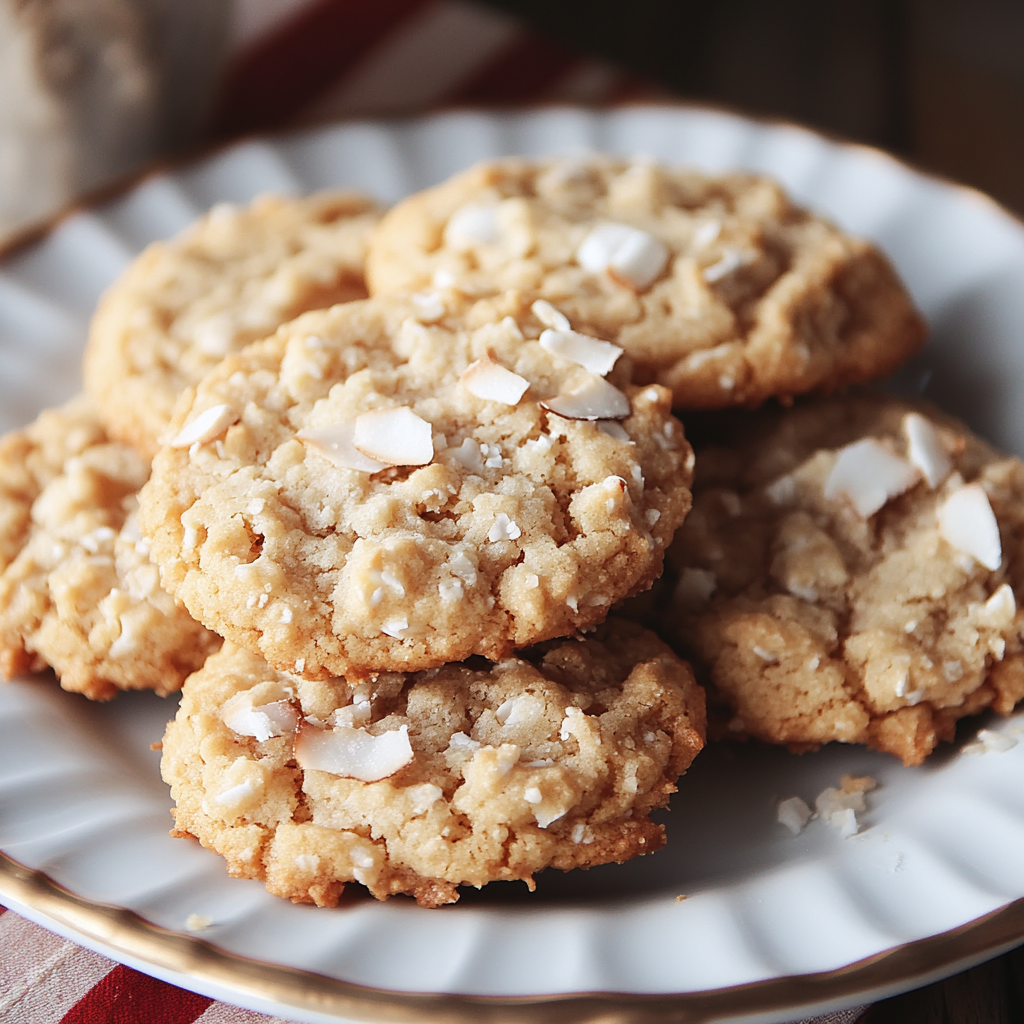 Chewy Coconut Cookies