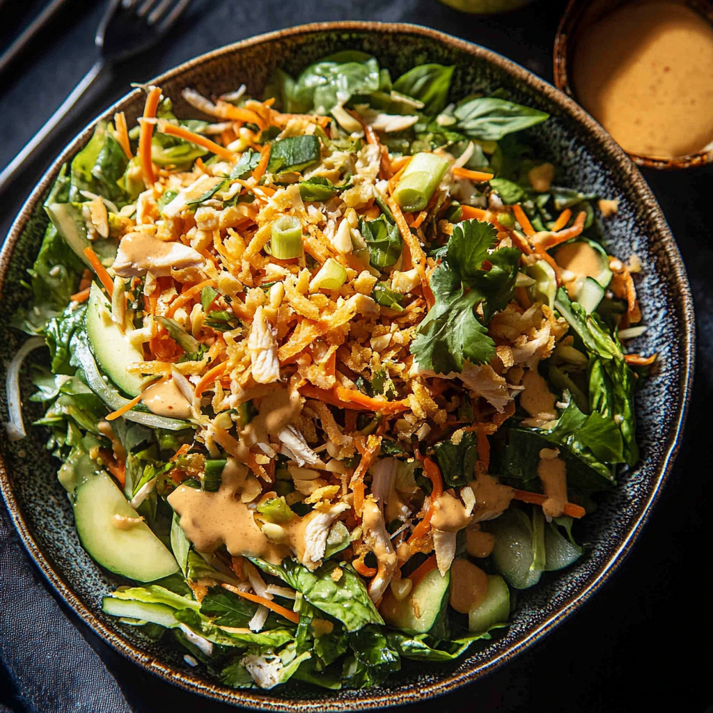Chopped Thai Crunch Chicken Salad