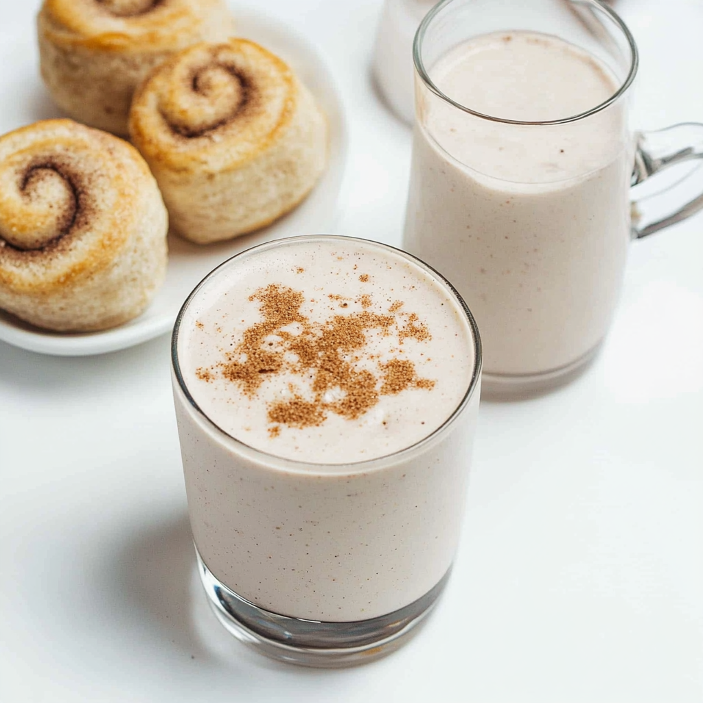 Cinnamon Roll Breakfast Smoothie