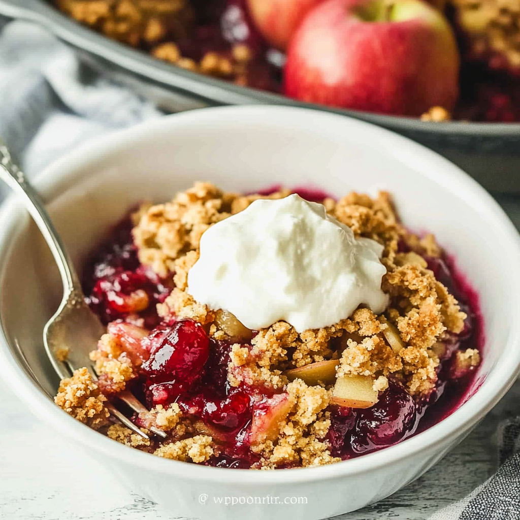 Cranberry Apple Crisp