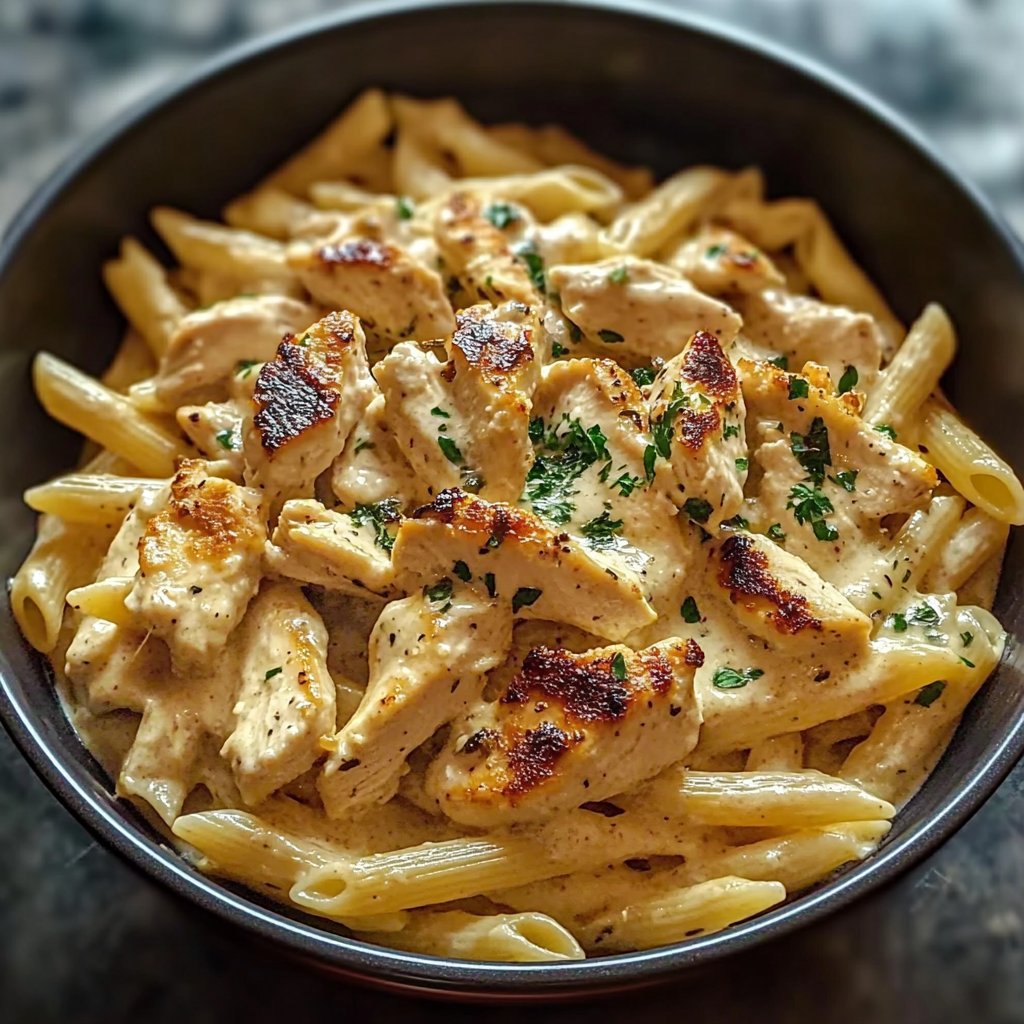 Creamy Boursin Chicken Pasta