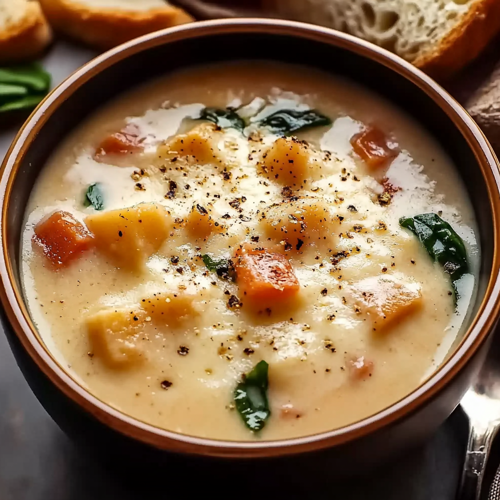 Creamy Parmesan Tuscano Soup