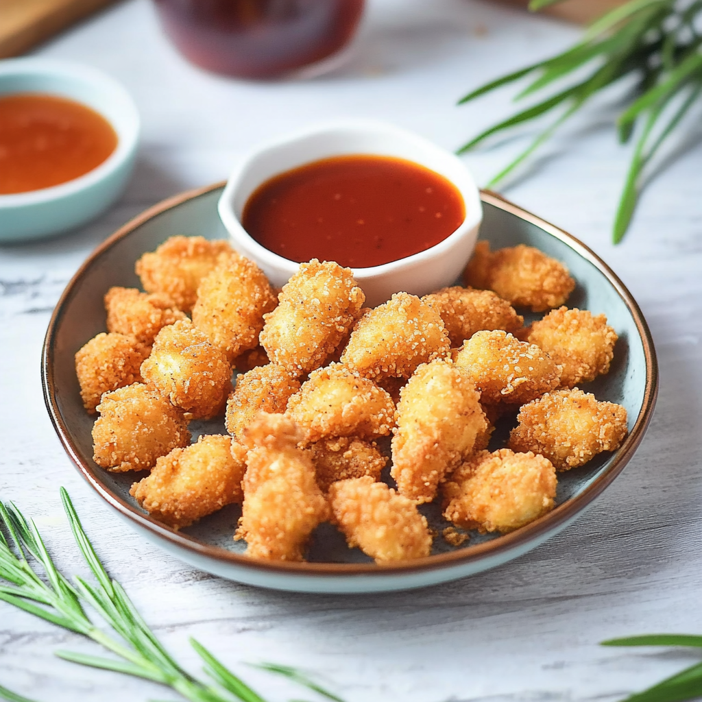 Crispy Popcorn Chicken Bites