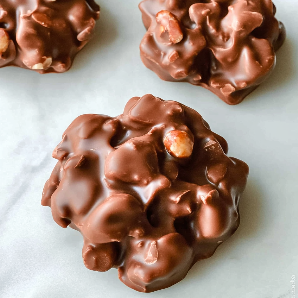 Crock Pot Chocolate Peanut Clusters