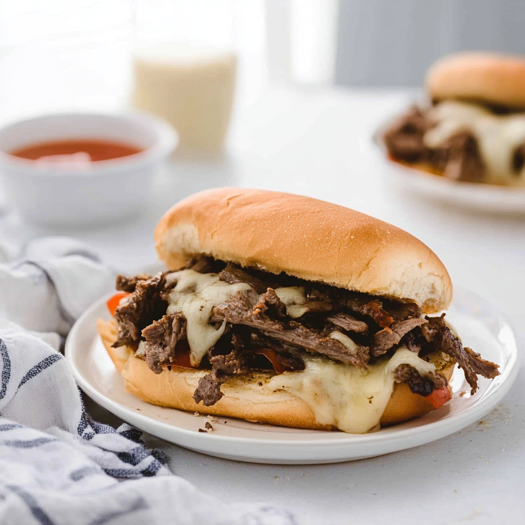 Crockpot Philly Cheesesteak