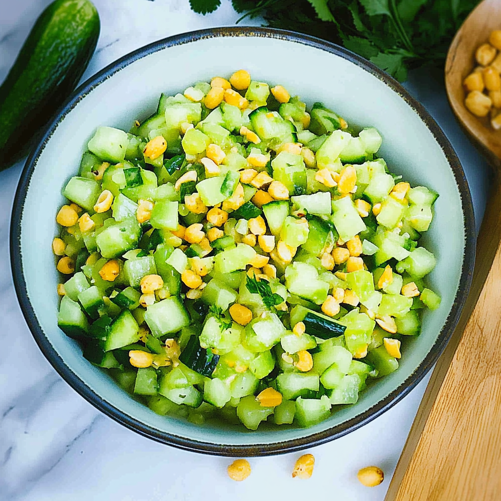 Cucumber Peanut Salad