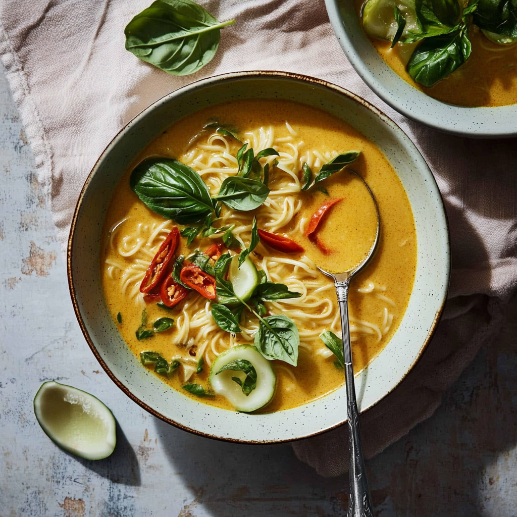 Curry Coconut Noodle Soup