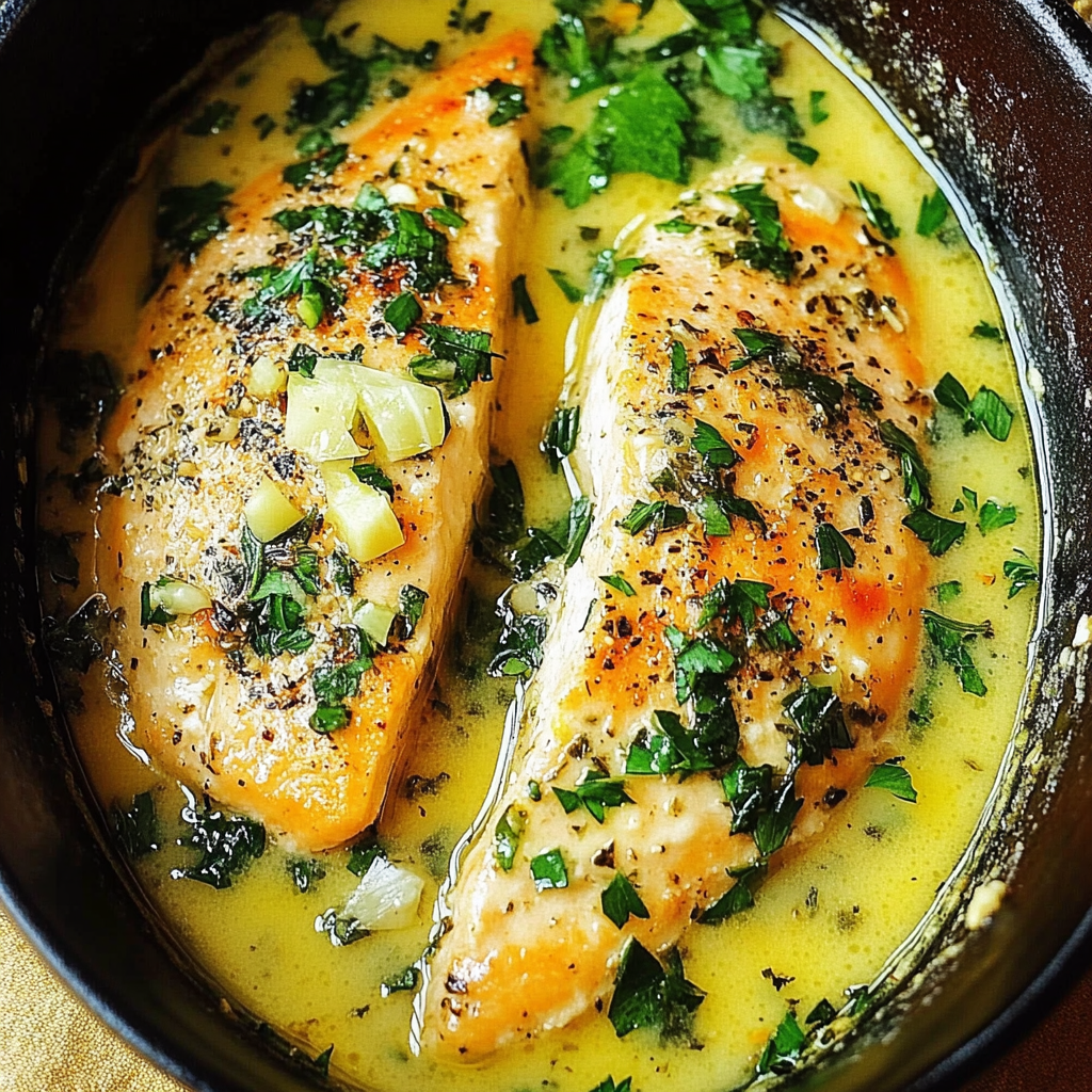 Garlic Lemon Butter Herb Sauce