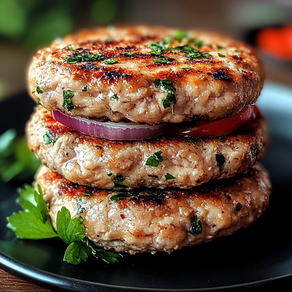 Greek Chicken Burgers