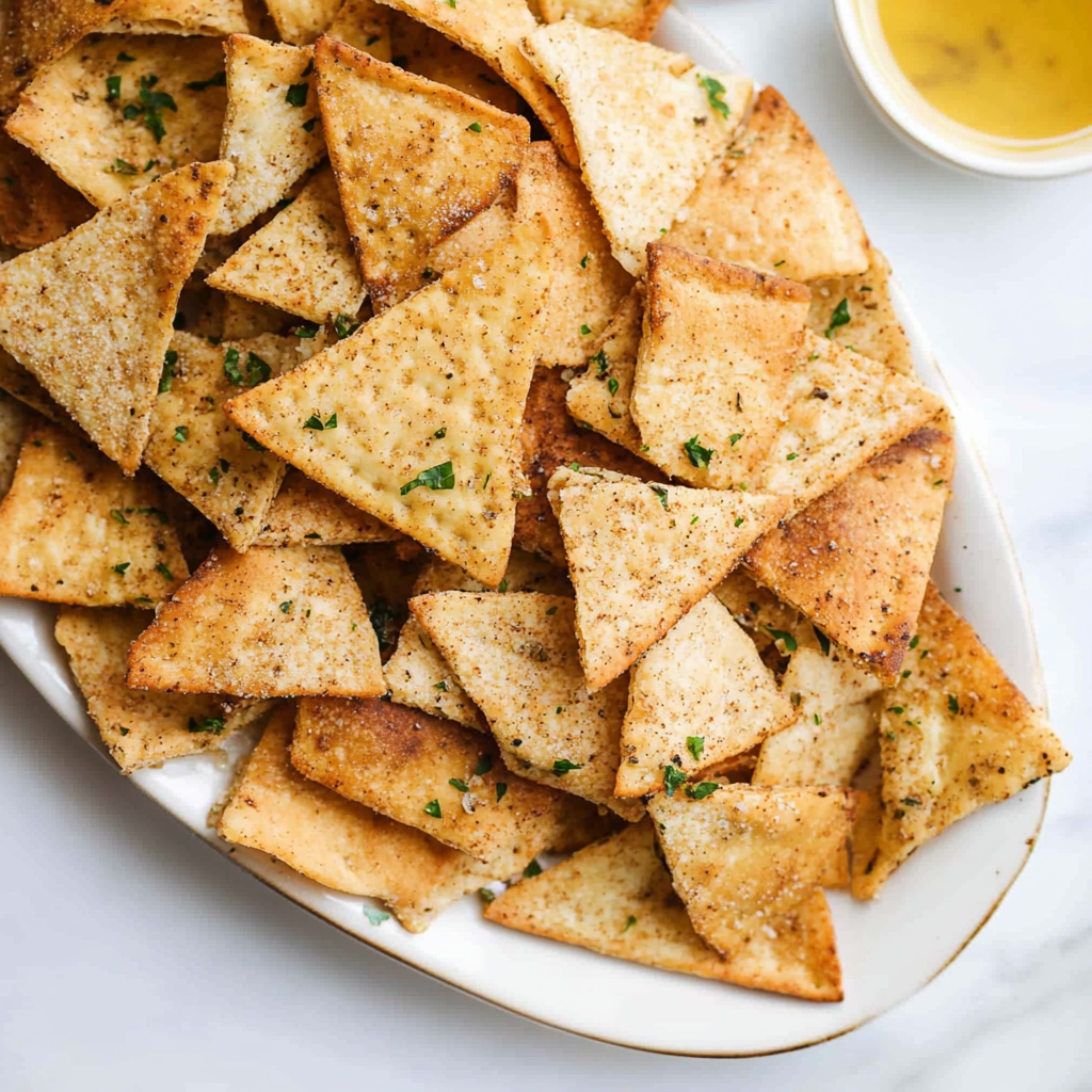 Homemade Baked Pita Chips