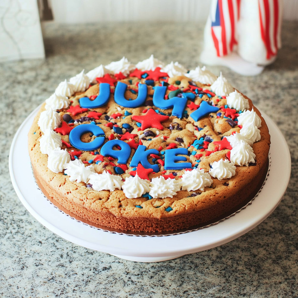 July Cookie Cake