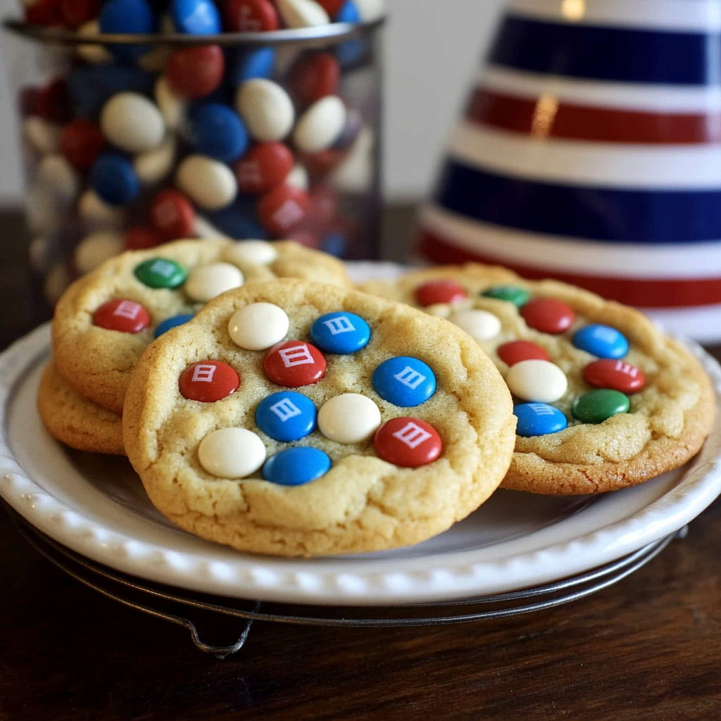 July Cookies with M&M’s