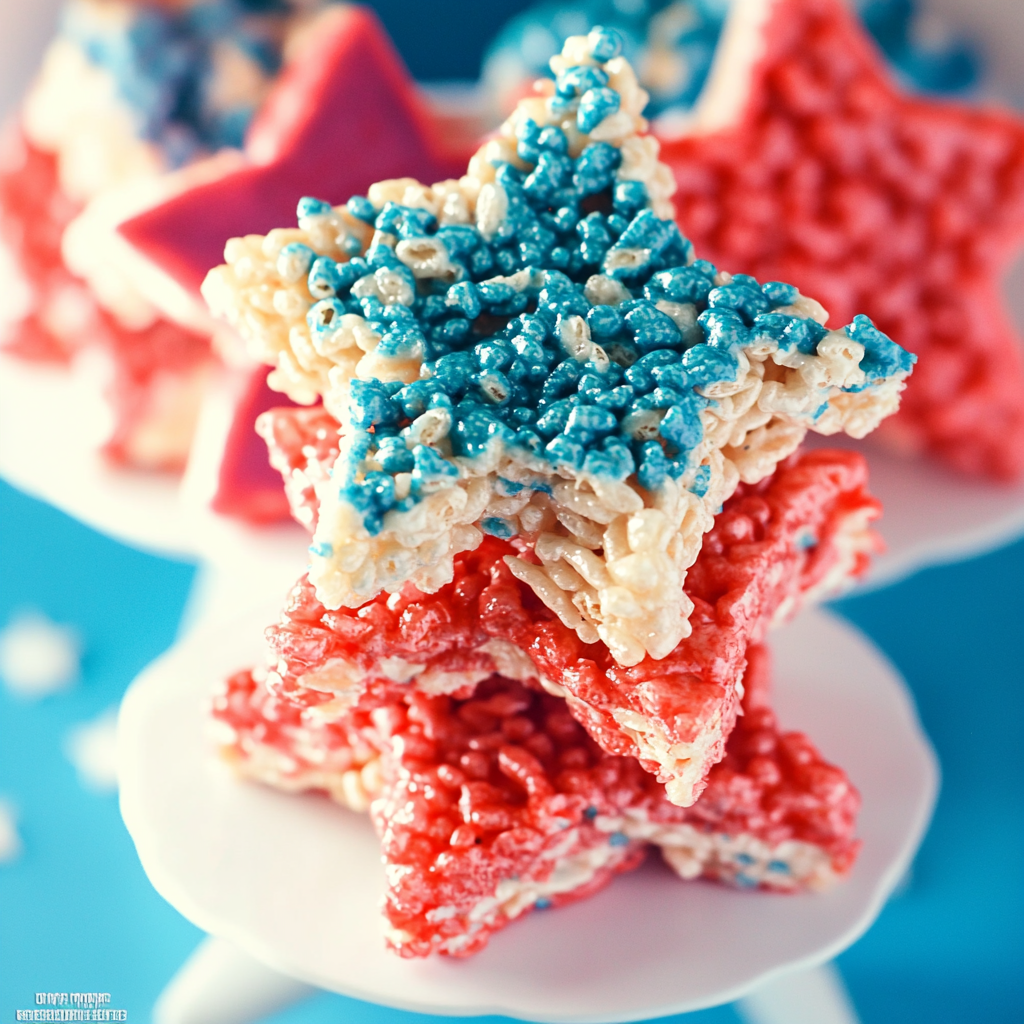 July Rice Krispie Treats