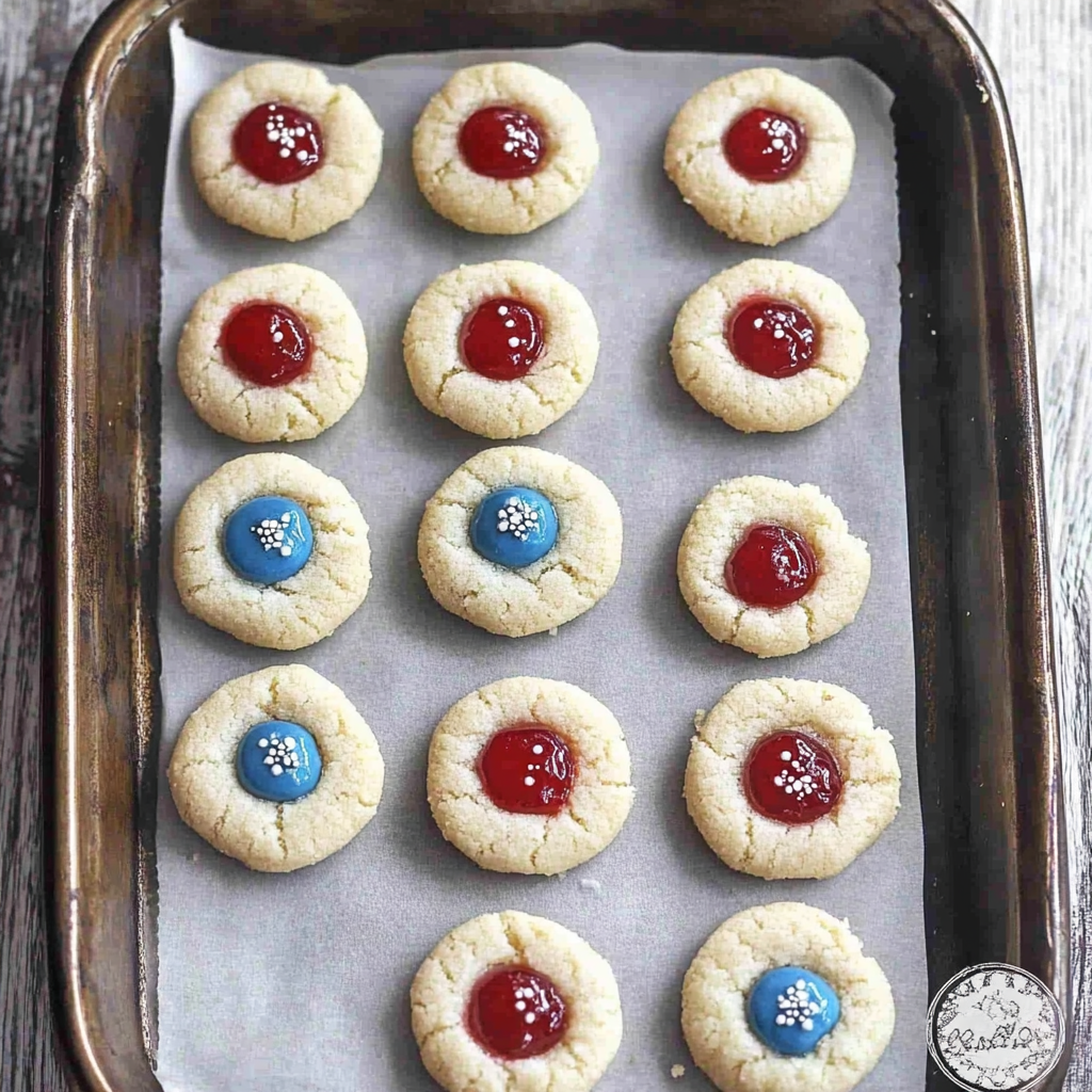 July Thumbprint Cookies