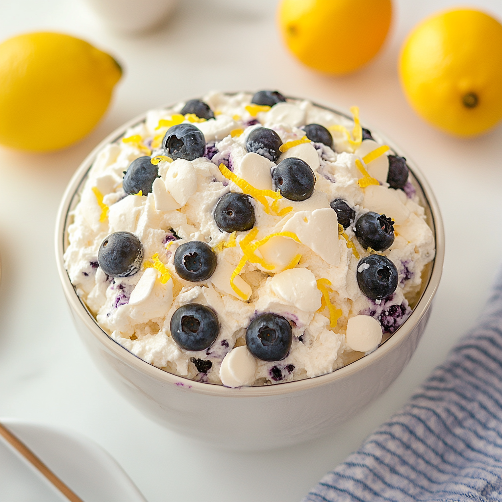 Lemon Blueberry Fluff