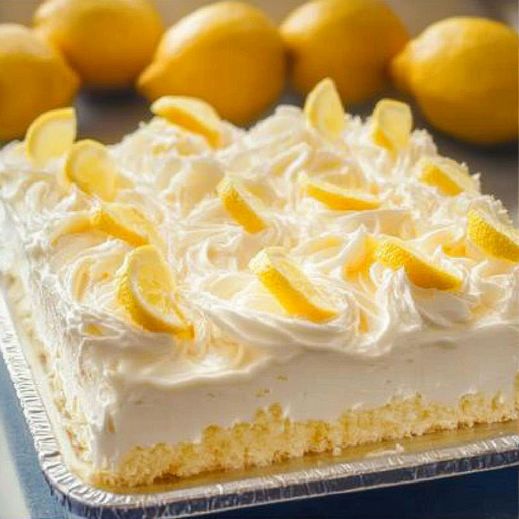 Lemon Burst Poke Cake