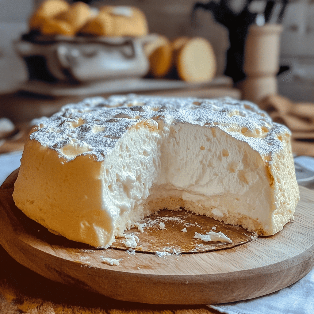Light & Fluffy Yogurt Cloud Cake