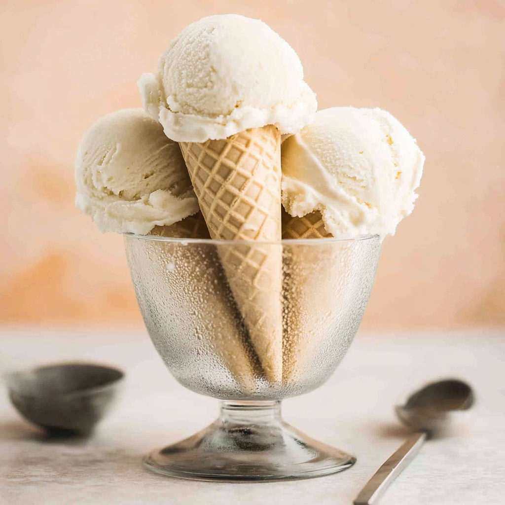 No-Churn Vanilla Ice Cream