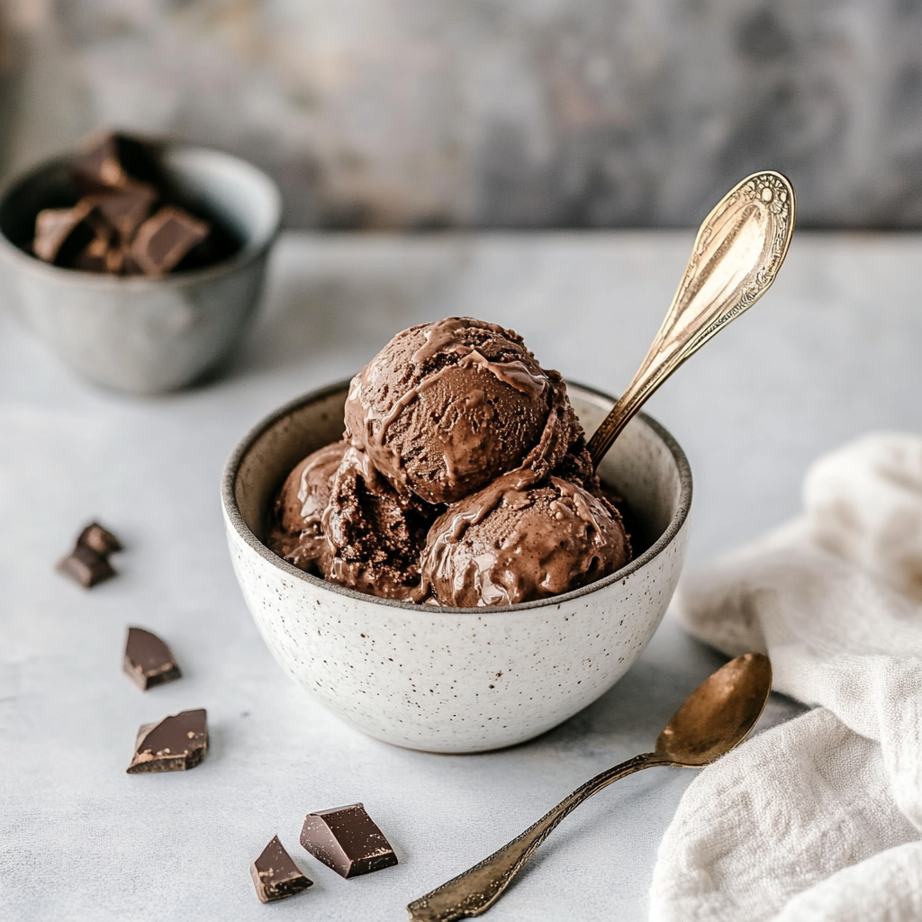 No-Churn Vegan Chocolate Ice Cream