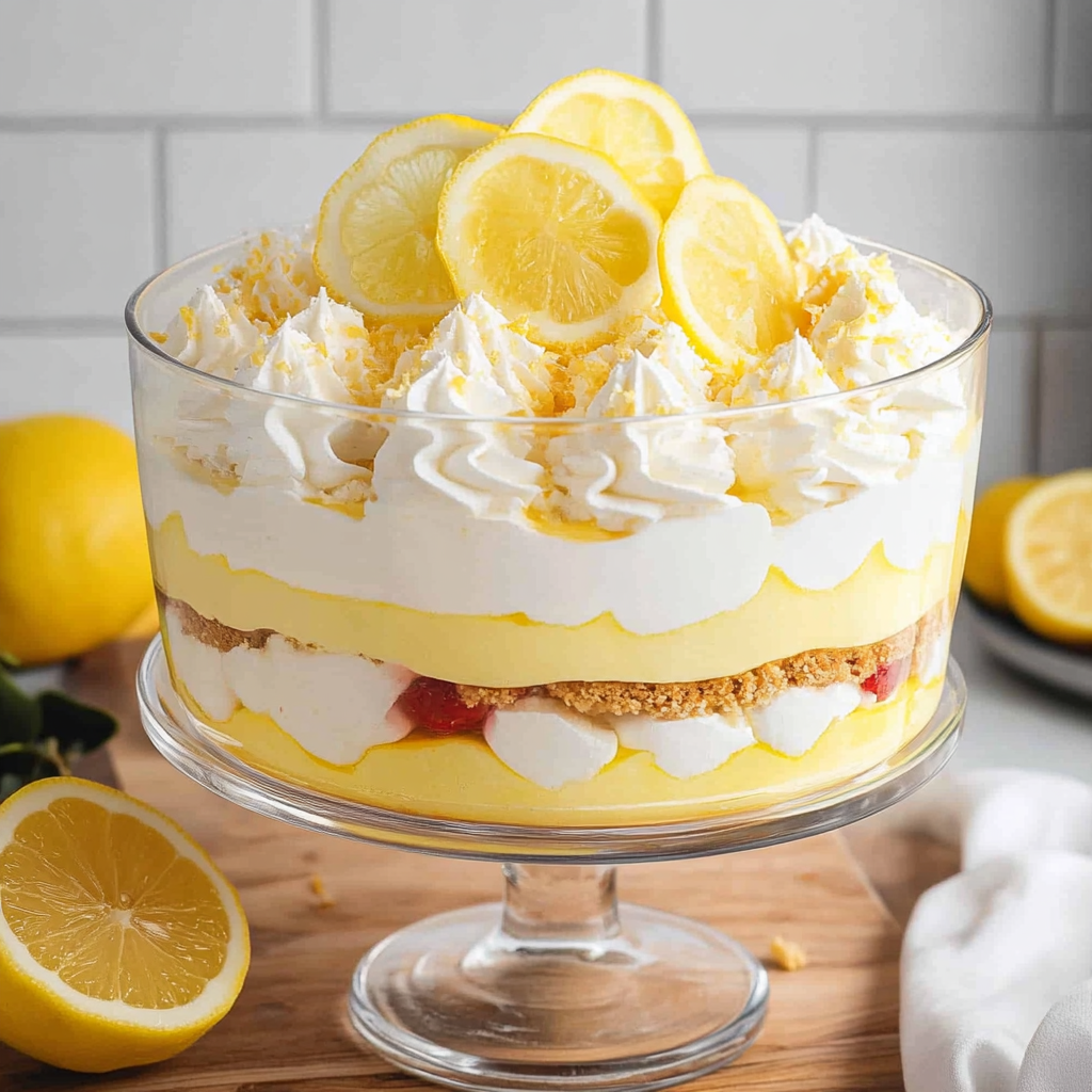 Outrageous Lemon Lovers Trifle