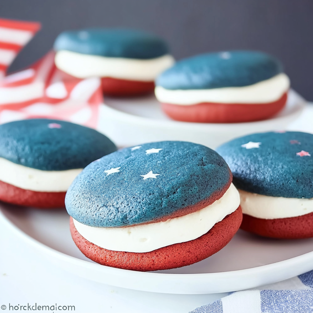 Patriotic Whoopie Pies