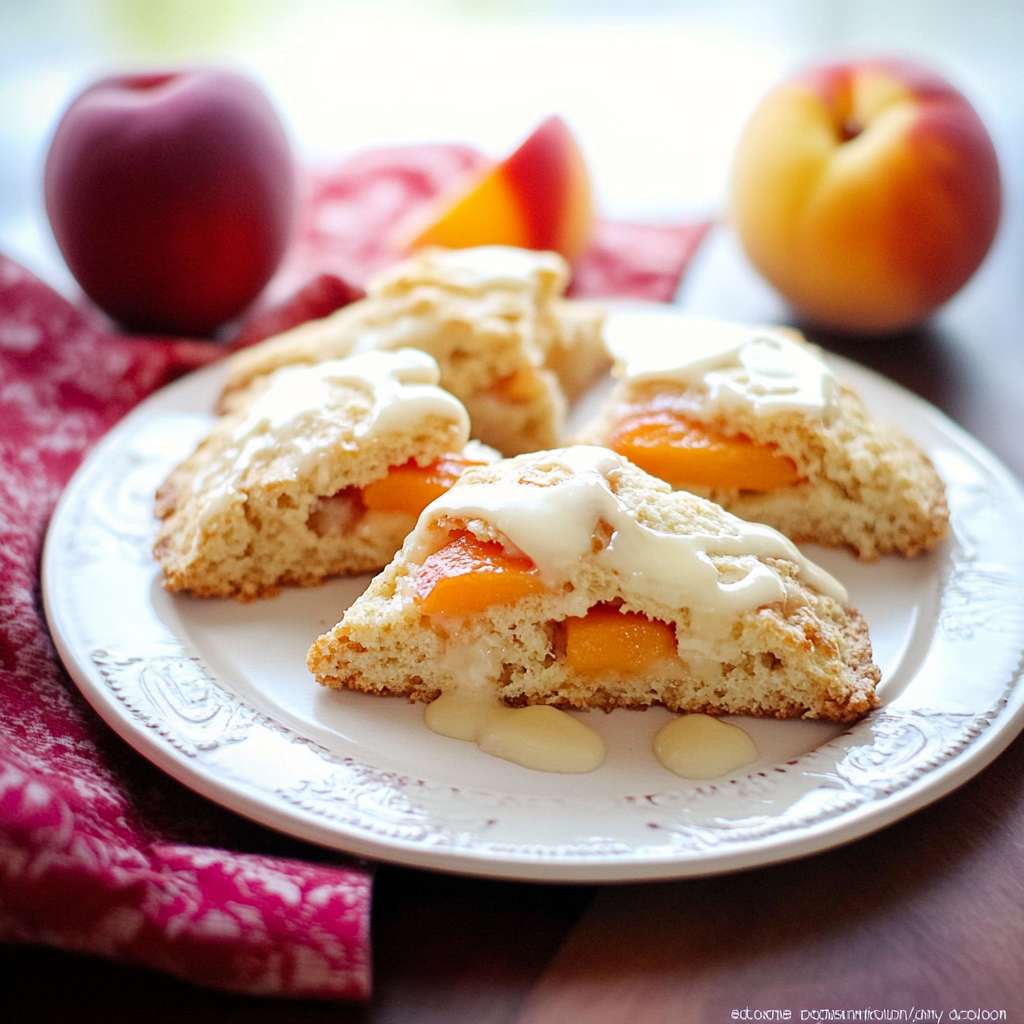 Peach Scones