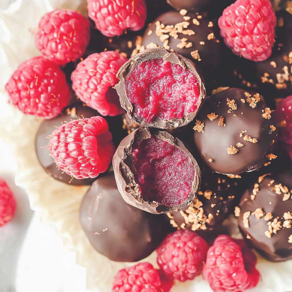Raspberry Truffles
