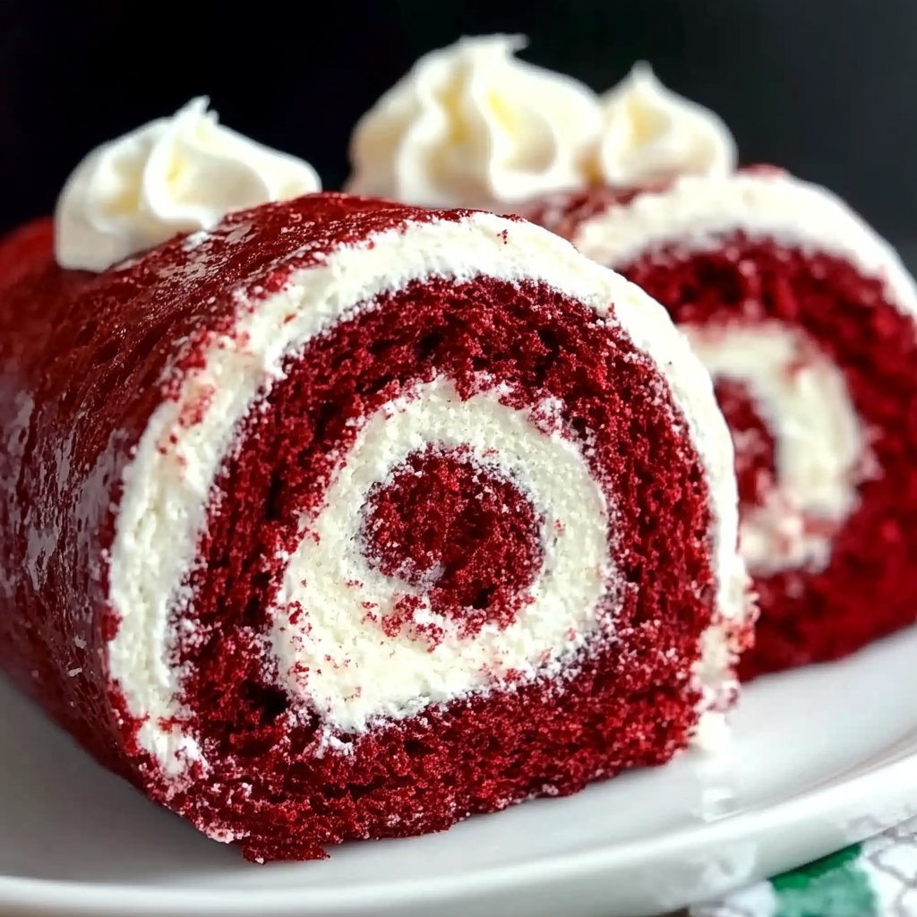 Red Velvet Cake Roll Recipe