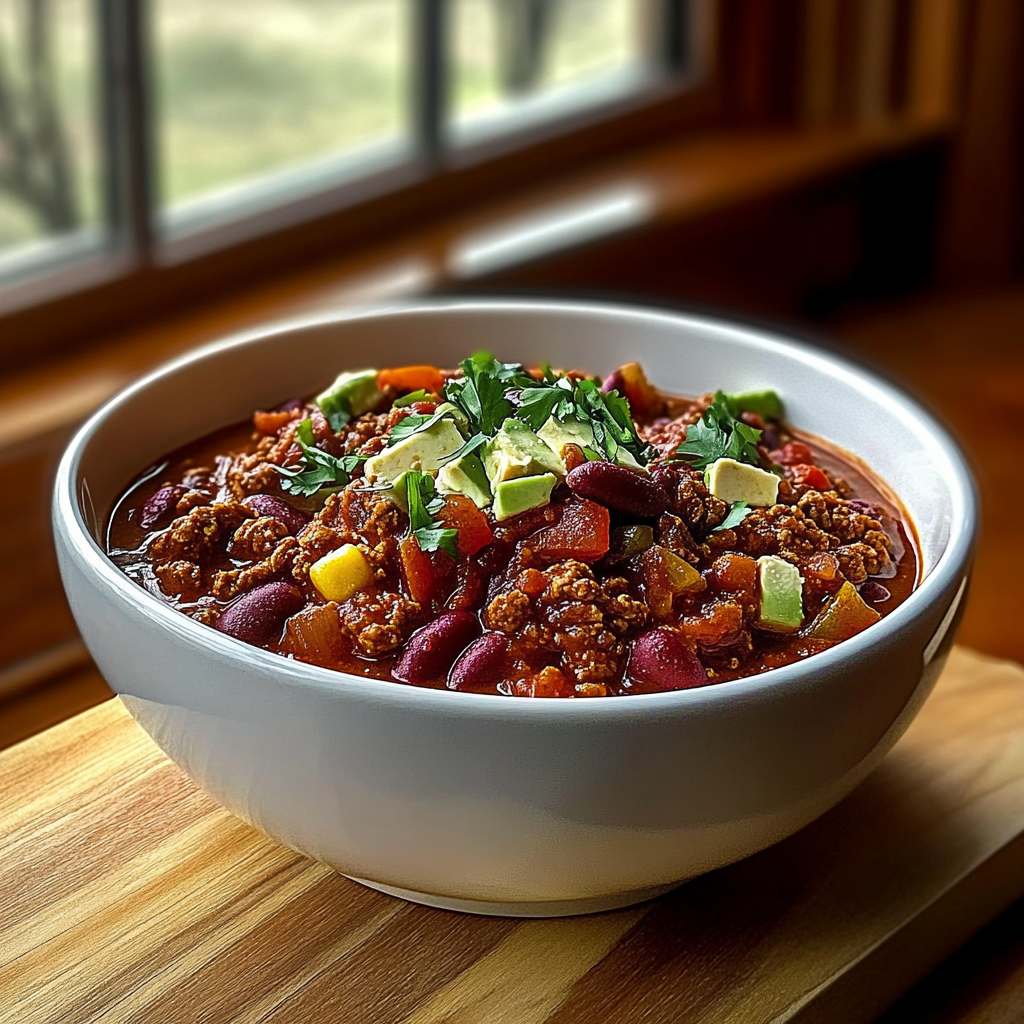 Slow Cooker Bison Chili
