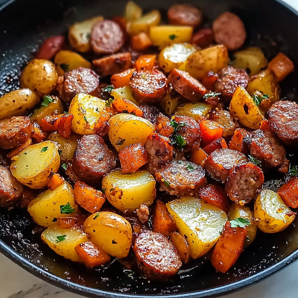 Smoked Sausage and Potatoes Skillet