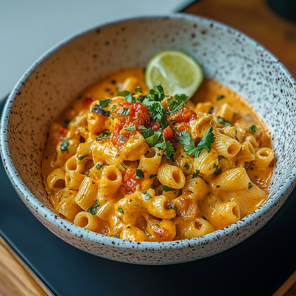 Spicy Queso Protein Pasta